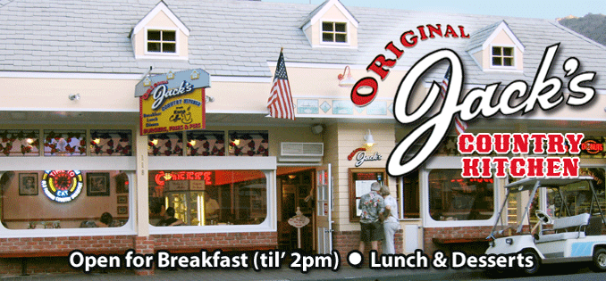 Original Jack's Country Kitchen - Open for Breakfast, Lunch & Desserts until 3pm